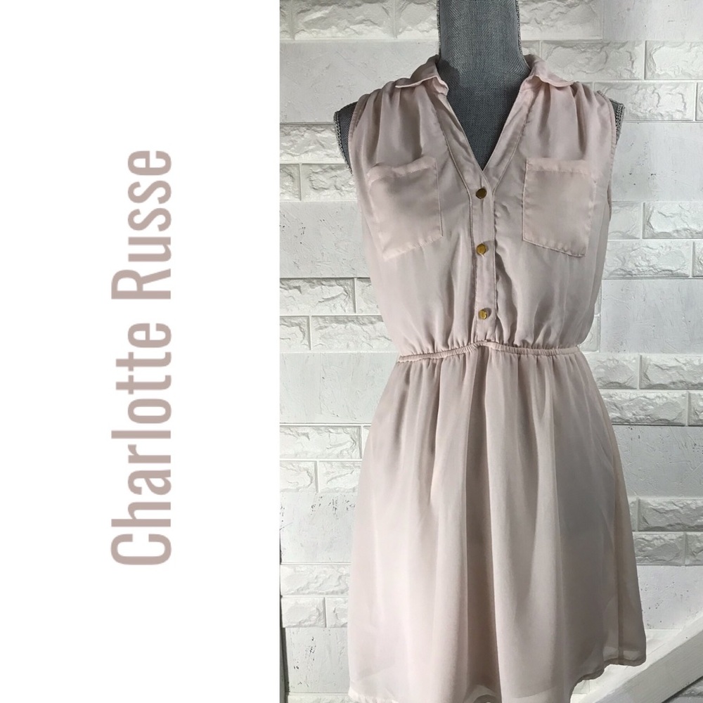 Charlotte Russe light peach dress